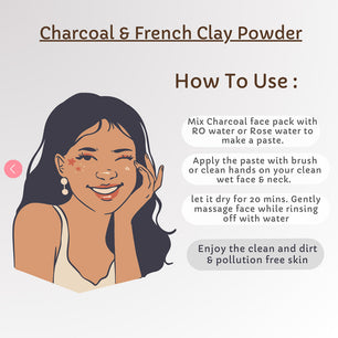 Charcoal & French Clay Face pack