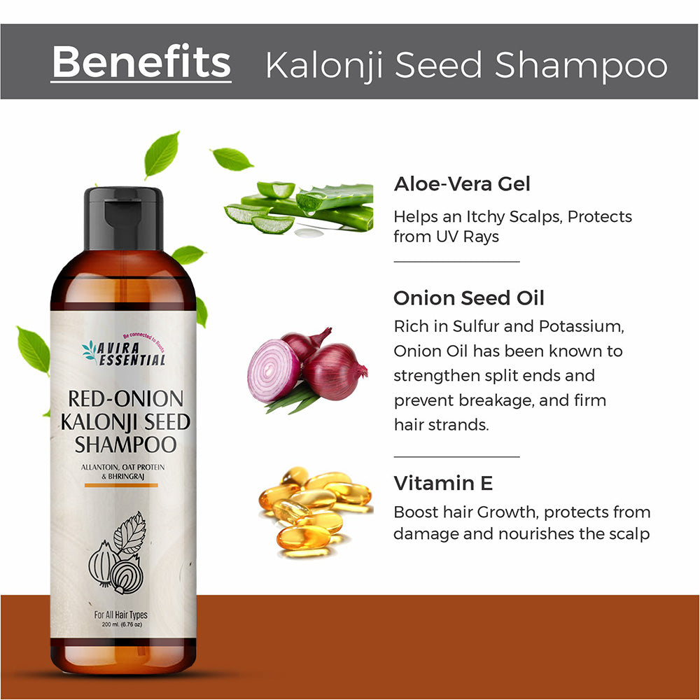 Red Onion – Kalonji Seed Shampoo