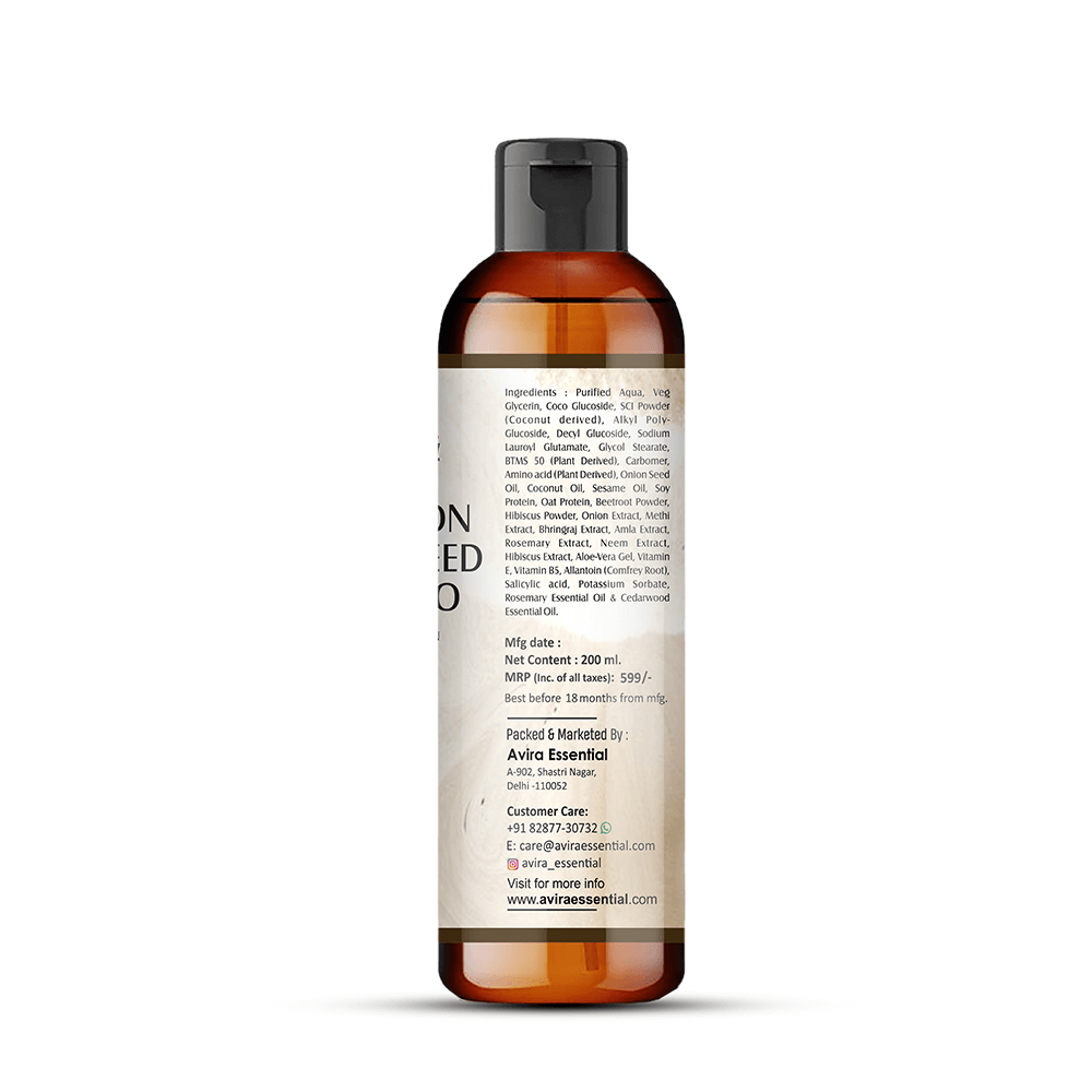 Red Onion – Kalonji Seed Shampoo