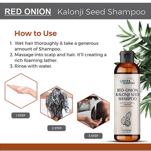 Red Onion – Kalonji Seed Shampoo