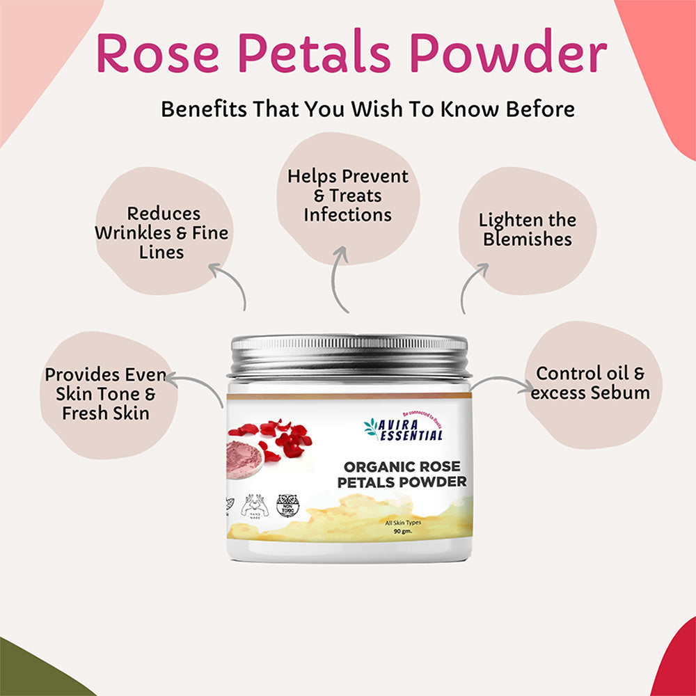 Organic Rose Petals Powder