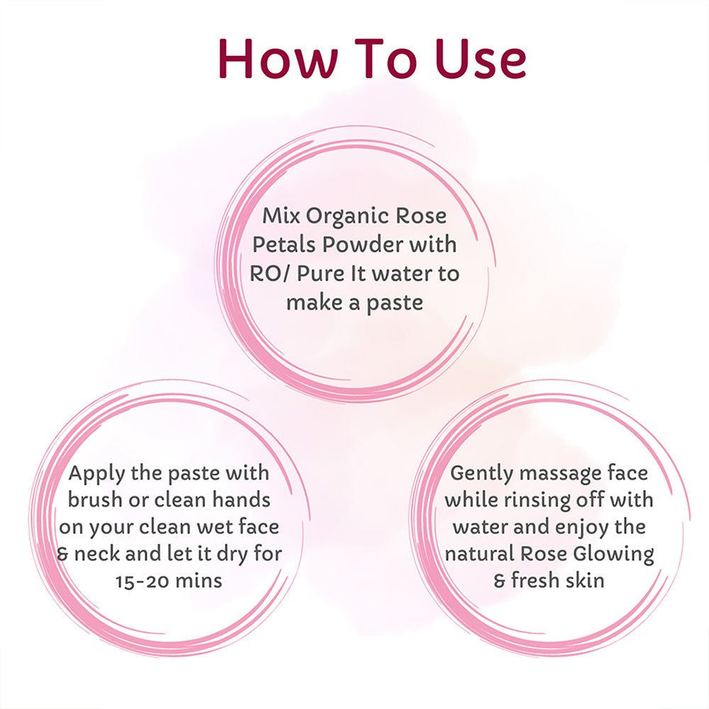 Organic Rose Petals Powder